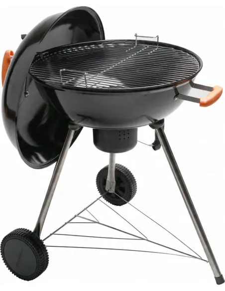 XXL GRILL Węglowy z POPIELNIKIEM na Kółkach BBQ Naterial 57cm