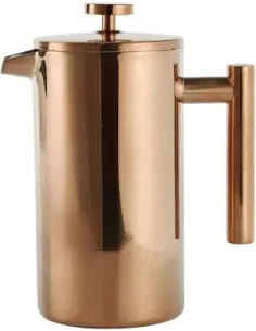 Miedziany ZAPARZACZ DO KAWY HERBATY French Press jak termos 1L PRO